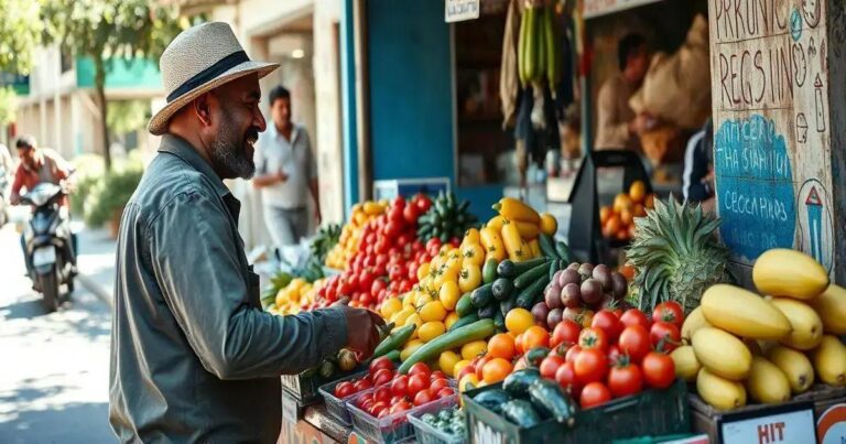 Como Vender Verduras Na Rua