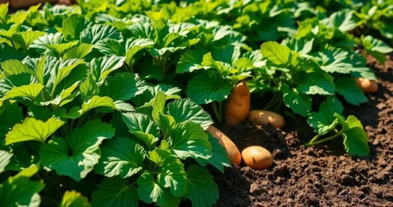 batata doce como plantar