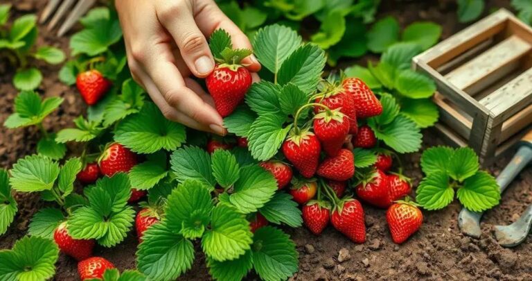 como plantar morango