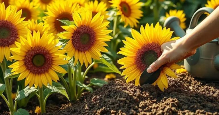 como plantar o girassol