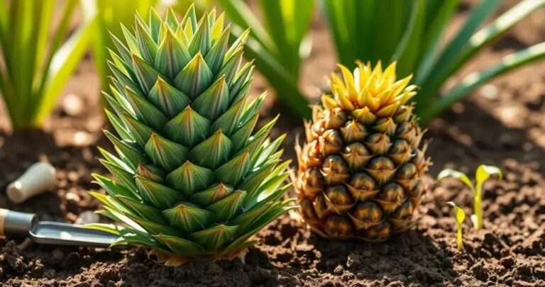 como plantar um abacaxi