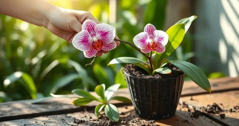 como plantar una orquidea