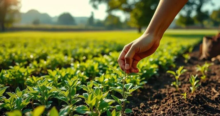 como plantar o amendoim