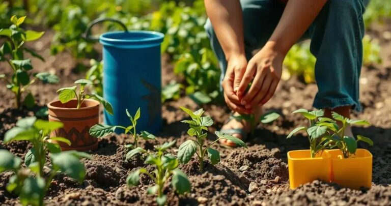 como plantar um feijão