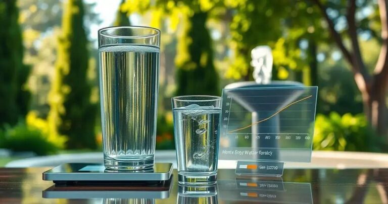 qual a quantidade de agua por peso