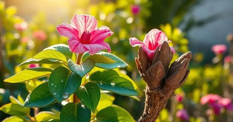 rosa do deserto como plantar