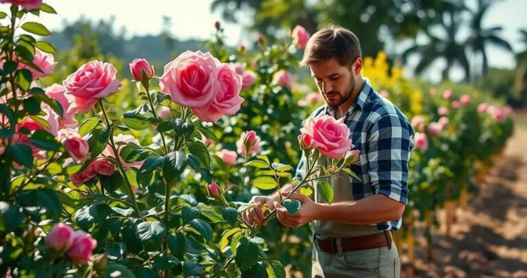 roseira como plantar
